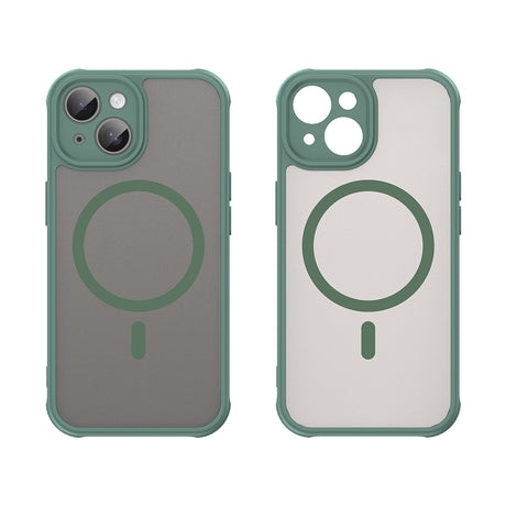 Husa de protectie Techsuit HaloFrost II MagSafe compatibil cu iPhone 15 Plus, Verde
