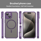 Husa de protectie Techsuit HaloFrost II MagSafe compatibil cu iPhone 15 Plus, Mov