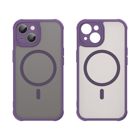 Husa de protectie Techsuit HaloFrost II MagSafe compatibil cu iPhone 15 Plus, Mov