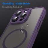 Husa de protectie Techsuit HaloFrost II MagSafe compatibil cu iPhone 15 Pro, Mov