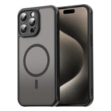 Husa de protectie Techsuit HaloFrost II compatibil MagSafe, compatibil cu iPhone 15 Pro Max, Negru