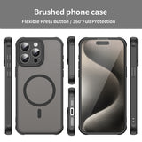 Husa de protectie Techsuit HaloFrost II compatibil MagSafe, compatibil cu iPhone 15 Pro Max, Negru