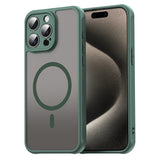 Husa de protectie Techsuit HaloFrost II MagSafe compatibil cu iPhone 15 Pro Max, Verde