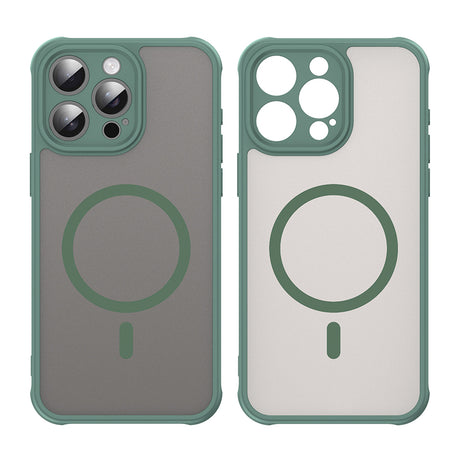 Husa de protectie Techsuit HaloFrost II MagSafe compatibil cu iPhone 15 Pro Max, Verde