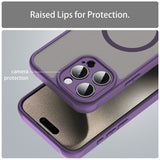 Husa de protectie Techsuit HaloFrost II MagSafe compatibil cu iPhone 15 Pro Max, Mov