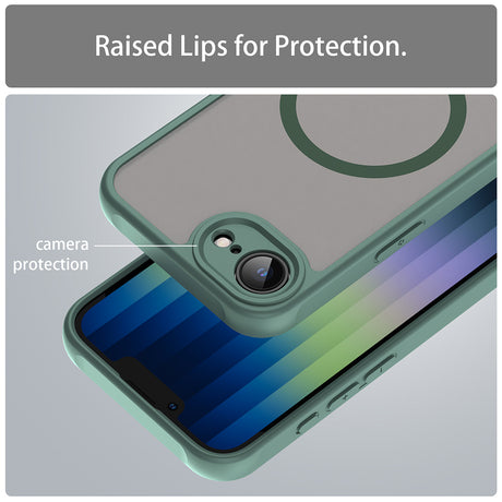 Husa de protectie Techsuit HaloFrost II MagSafe compatibil cu iPhone 16e / iPhone 17e, Verde
