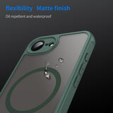 Husa de protectie Techsuit HaloFrost II MagSafe compatibil cu iPhone 16e / iPhone 17e, Verde