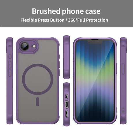 Husa de protectie Techsuit HaloFrost II MagSafe compatibil cu iPhone 16e / iPhone 17e, Mov