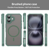 Husa de protectie Techsuit HaloFrost II MagSafe compatibil cu iPhone 16, Verde
