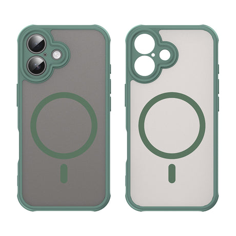 Husa de protectie Techsuit HaloFrost II MagSafe compatibil cu iPhone 16, Verde
