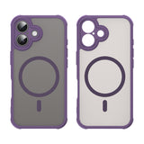 Husa de protectie Techsuit HaloFrost II MagSafe compatibil cu iPhone 16, Mov