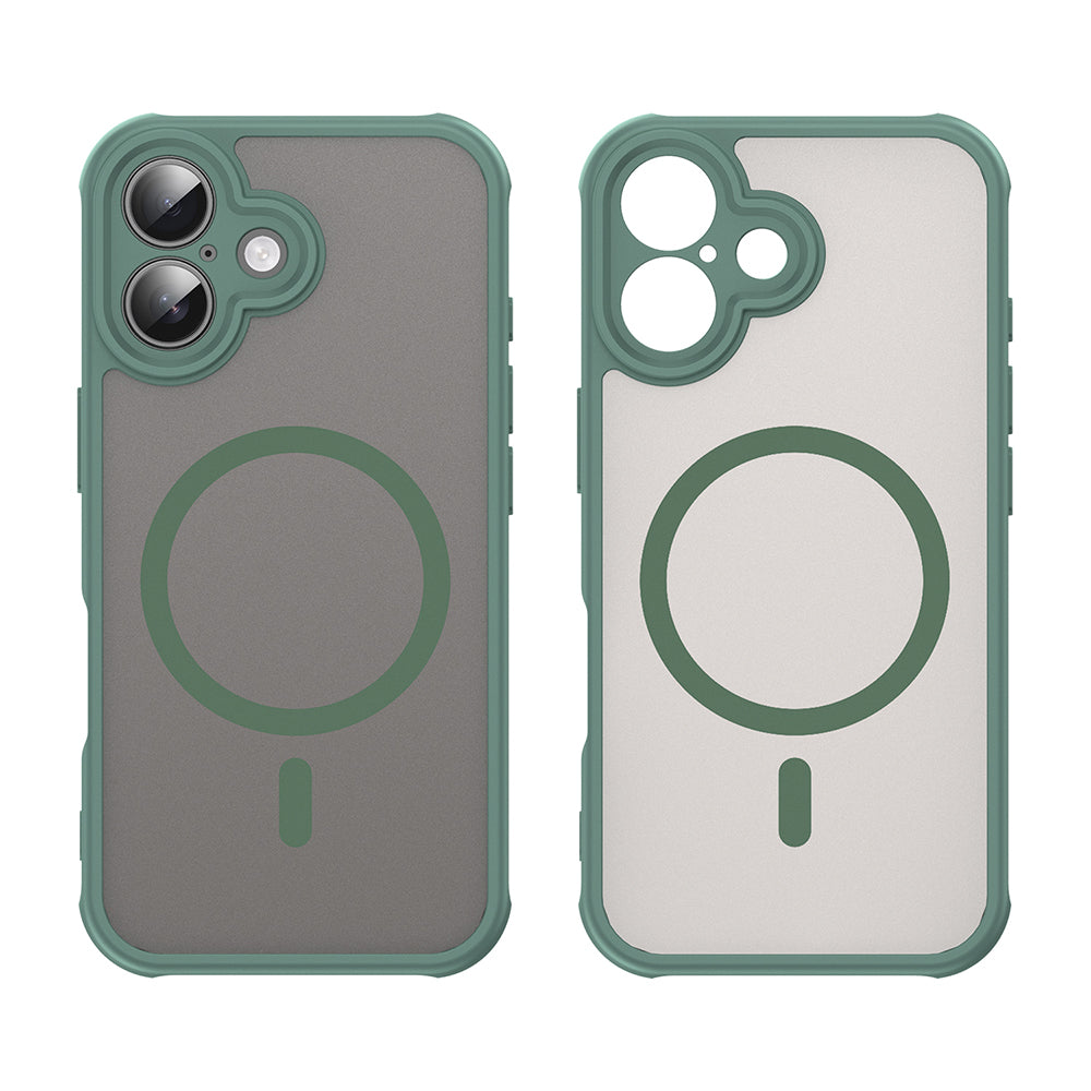 Husa de protectie Techsuit HaloFrost II MagSafe compatibil cu iPhone 16 Plus, Verde