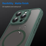 Husa de protectie Techsuit HaloFrost II MagSafe compatibil cu iPhone 16 Pro, Verde