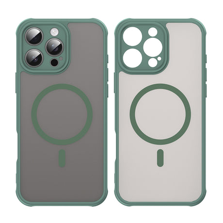 Husa de protectie Techsuit HaloFrost II MagSafe compatibil cu iPhone 16 Pro Max, Verde