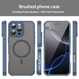 Techsuit HaloFrost II MagSafe sötétkék tok iPhone 16 Pro Max készülékhez
