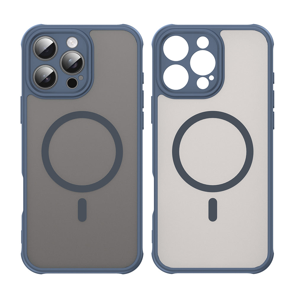 Techsuit HaloFrost II MagSafe sötétkék tok iPhone 16 Pro Max készülékhez