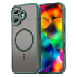Husa de protectie Techsuit HaloFrost II MagSafe compatibil cu iPhone 17, Verde