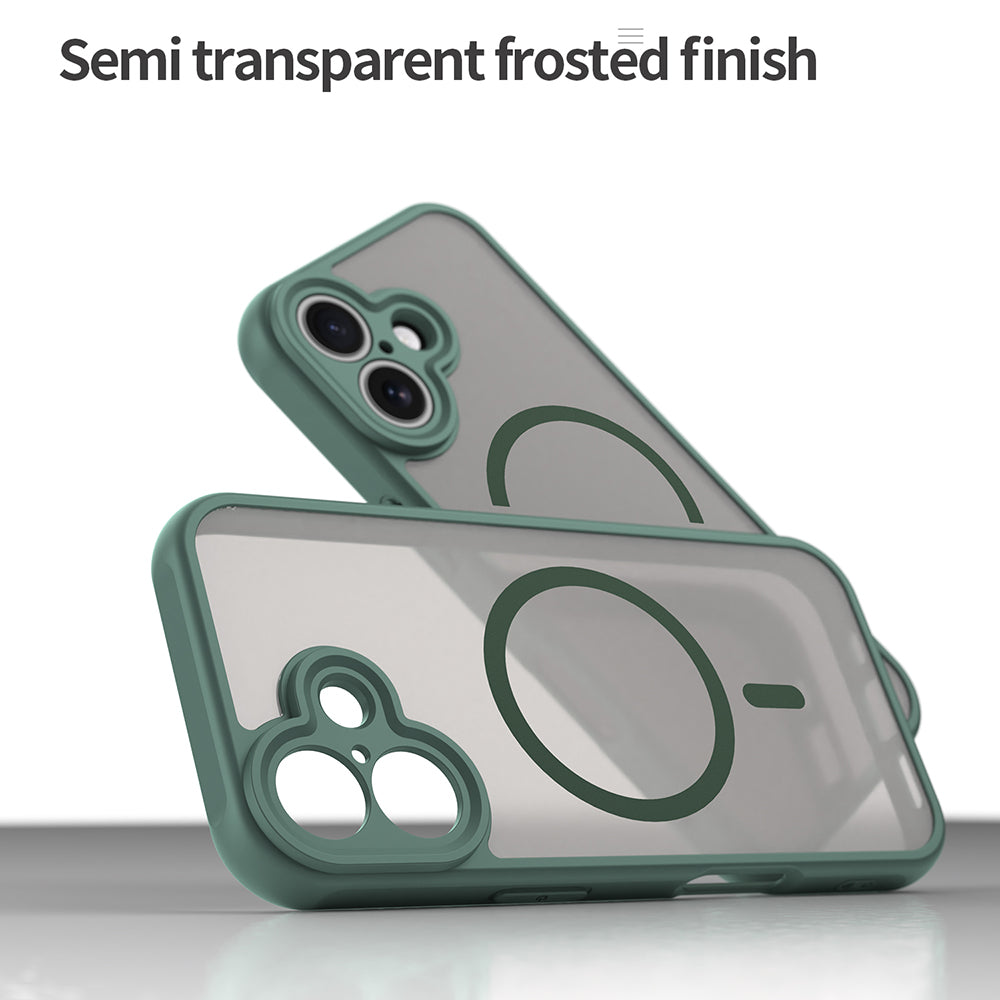 Husa de protectie Techsuit HaloFrost II MagSafe compatibil cu iPhone 17, Verde
