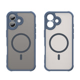 Husa de protectie Techsuit HaloFrost II MagSafe compatibil cu iPhone 17, Bleumarin