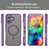 Husa de protectie Techsuit HaloFrost II MagSafe compatibil cu iPhone 17, Mov