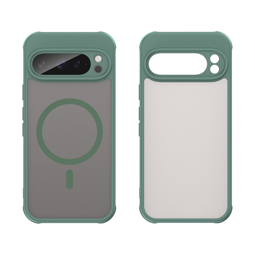 Husa de protectie Techsuit HaloFrost II MagSafe compatibil cu Google Pixel 9 Pro, Verde
