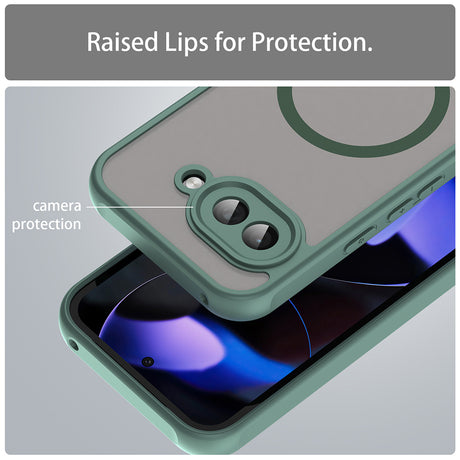 Husa de protectie Techsuit HaloFrost II MagSafe compatibil cu Google Pixel 9a, Verde