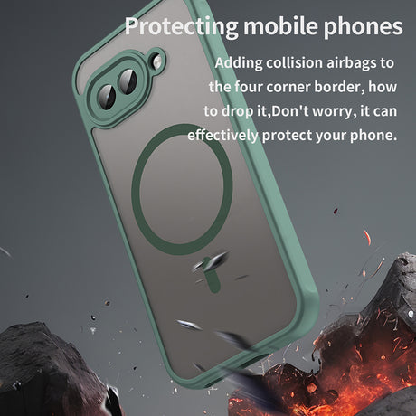 Husa de protectie Techsuit HaloFrost II MagSafe compatibil cu Google Pixel 9a, Verde