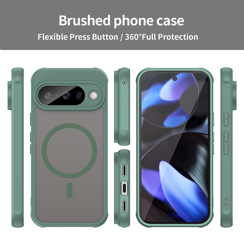 Husa de protectie Techsuit HaloFrost II MagSafe compatibil cu Google Pixel 10, Verde