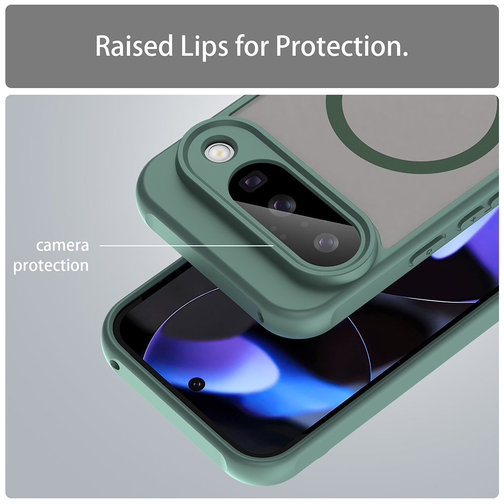 Husa de protectie Techsuit HaloFrost II MagSafe compatibil cu Google Pixel 10, Verde