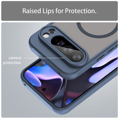 Husa de protectie Techsuit HaloFrost II MagSafe compatibil cu Google Pixel 10 Pro XL, Bleumarin