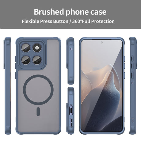 Husa de protectie Techsuit HaloFrost II MagSafe compatibil cu Motorola Edge 60 / 60 Fusion, Bleumarin