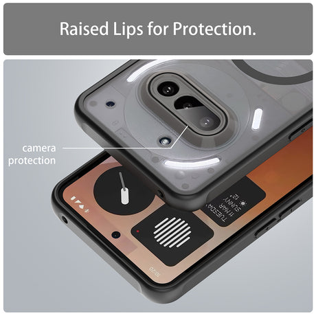 Husa de protectie Techsuit HaloFrost II MagSafe compatibil cu Nothing Phone (3a), Negru