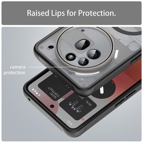 Husa de protectie Techsuit HaloFrost II MagSafe compatibil cu Nothing Phone (3a) Pro, Negru