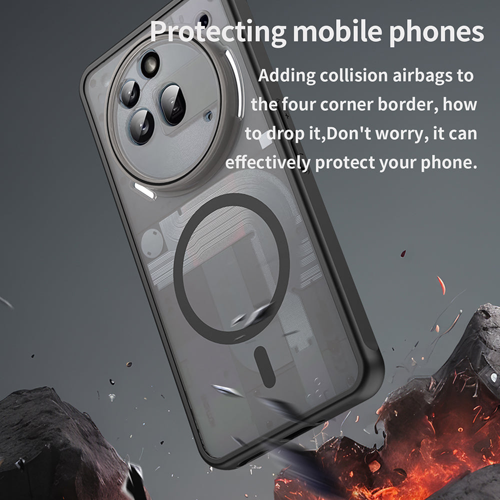 Husa de protectie Techsuit HaloFrost II MagSafe compatibil cu Nothing Phone (3a) Pro, Negru