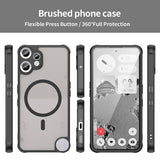 Husa de protectie Techsuit HaloFrost II MagSafe compatibil cu Nothing CMF Phone 2 Pro, Negru