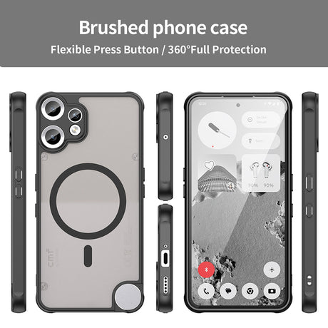 Husa de protectie Techsuit HaloFrost II MagSafe compatibil cu Nothing CMF Phone 2 Pro, Negru