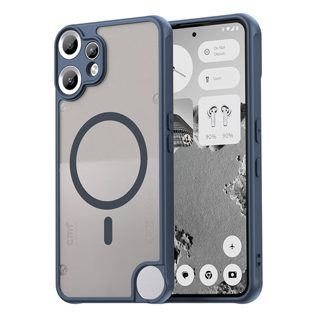 Husa de protectie Techsuit HaloFrost II MagSafe compatibil cu Nothing CMF Phone 2 Pro, Bleumarin