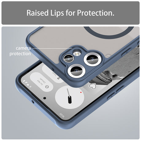Husa de protectie Techsuit HaloFrost II MagSafe compatibil cu Nothing CMF Phone 2 Pro, Bleumarin