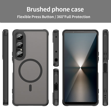 Husa de protectie Techsuit HaloFrost II MagSafe compatibil cu Sony Xperia 1 VII, Negru