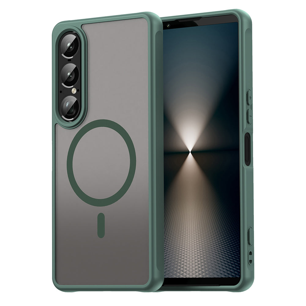Husa de protectie Techsuit HaloFrost II MagSafe compatibil cu Sony Xperia 1 VII, Verde