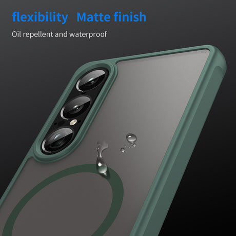 Husa de protectie Techsuit HaloFrost II MagSafe compatibil cu Sony Xperia 1 VII, Verde