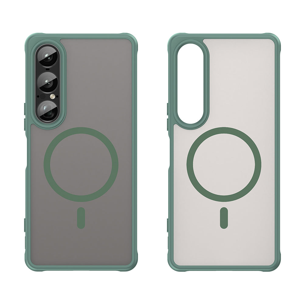 Husa de protectie Techsuit HaloFrost II MagSafe compatibil cu Sony Xperia 1 VII, Verde