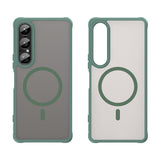 Husa de protectie Techsuit HaloFrost II MagSafe compatibil cu Sony Xperia 1 VII, Verde
