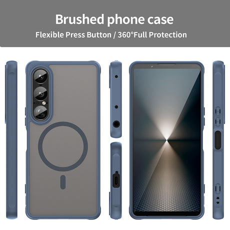 Husa de protectie Techsuit HaloFrost II MagSafe compatibil cu Sony Xperia 1 VII, Bleumarin