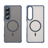 Husa de protectie Techsuit HaloFrost II MagSafe compatibil cu Sony Xperia 1 VII, Bleumarin