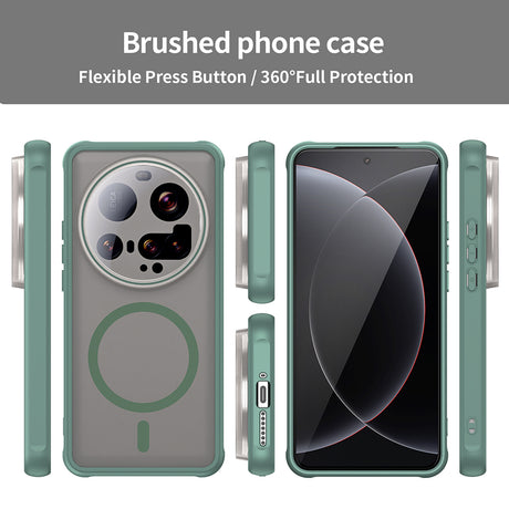 Husa de protectie Techsuit HaloFrost II MagSafe compatibil cu Xiaomi 15 Ultra, Verde