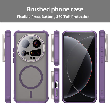 Husa de protectie Techsuit HaloFrost II MagSafe compatibil cu Xiaomi 15 Ultra, Mov