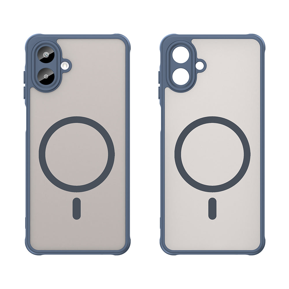 Husa de protectie Techsuit HaloFrost II MagSafe compatibil cu Samsung Galaxy A07 4G, Bleumarin