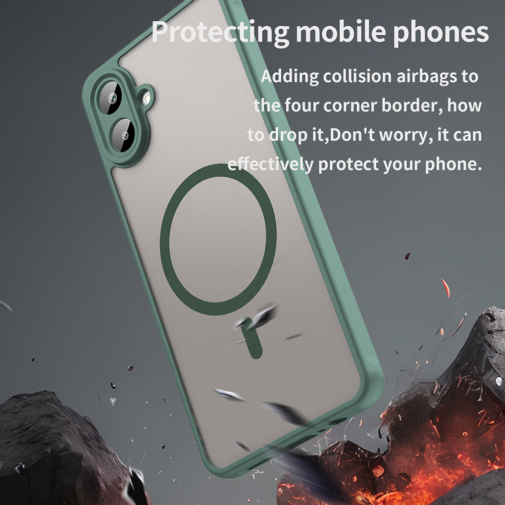 Husa de protectie Techsuit HaloFrost II MagSafe compatibil cu Samsung Galaxy A07 4G, Verde