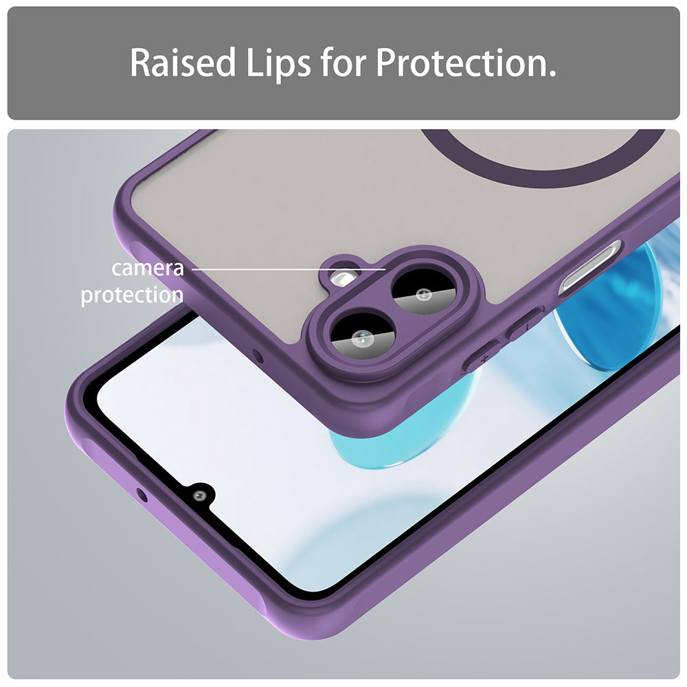 Husa de protectie Techsuit HaloFrost II MagSafe compatibil cu Samsung Galaxy A07 4G, Mov